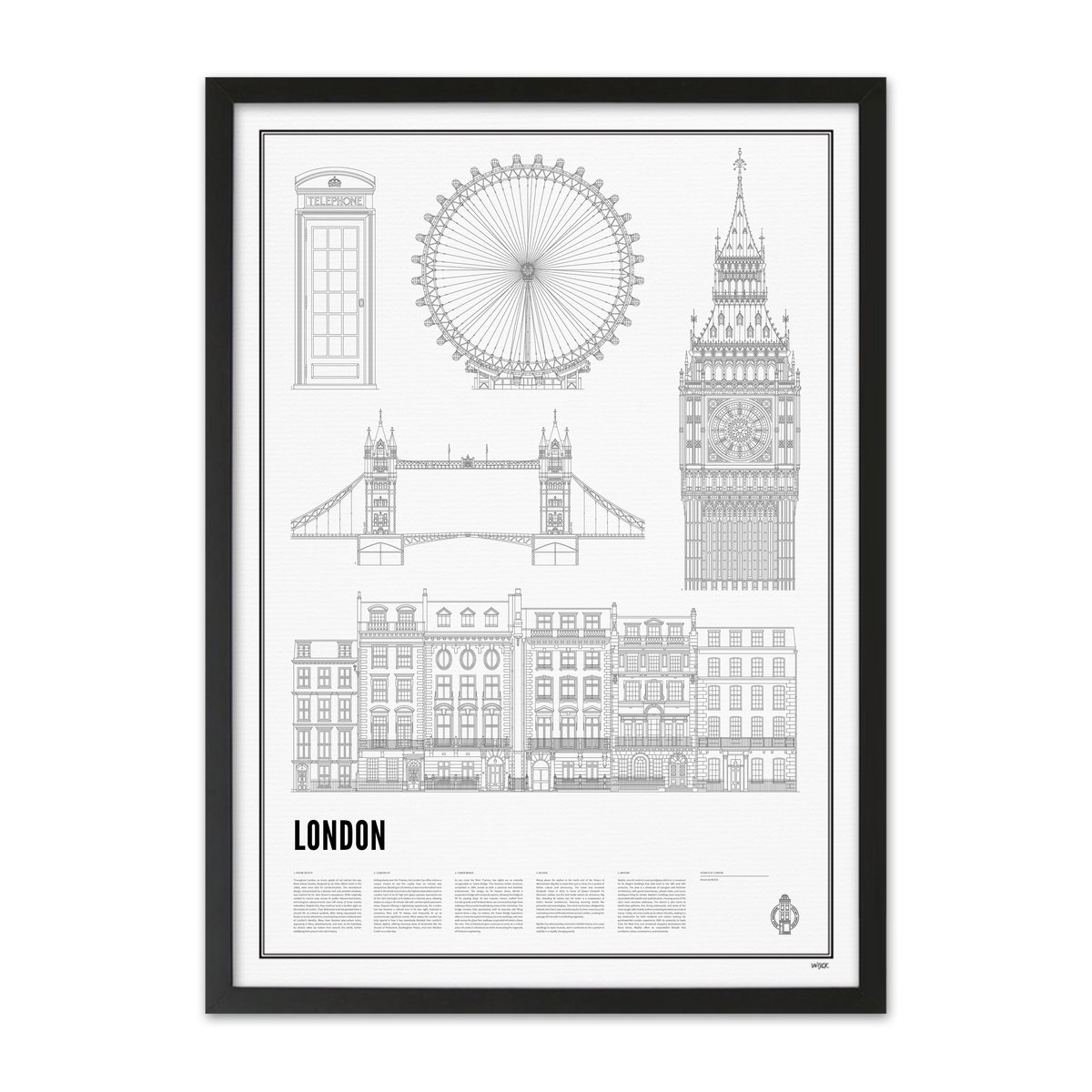Affiches de Iconics of London | WIJCK.